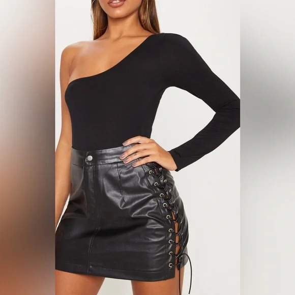 PrettyLittleThing Skirts Prettylittlething Black Faux Leather